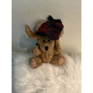 Boyds Bears Indy Archive Collection Plush Bead with Hat 6” Collectible
